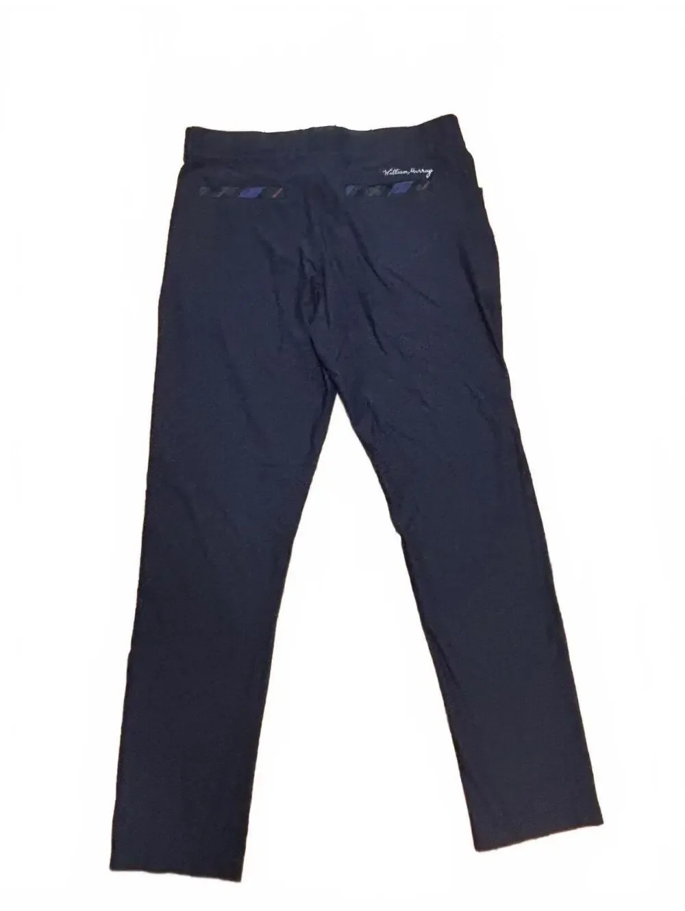 William Murray Men's Straight Fit Navy Blue Pants Size 36